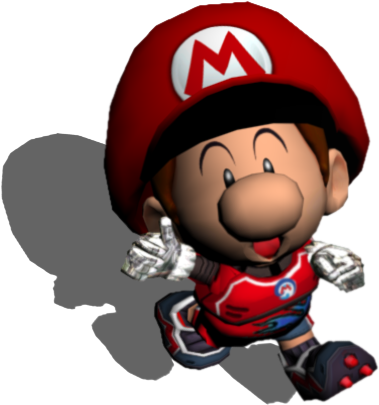 Super Baby Mario Strikers Charged By Babyluigionfire - Super Mario Strikers Toad (750x803), Png Download