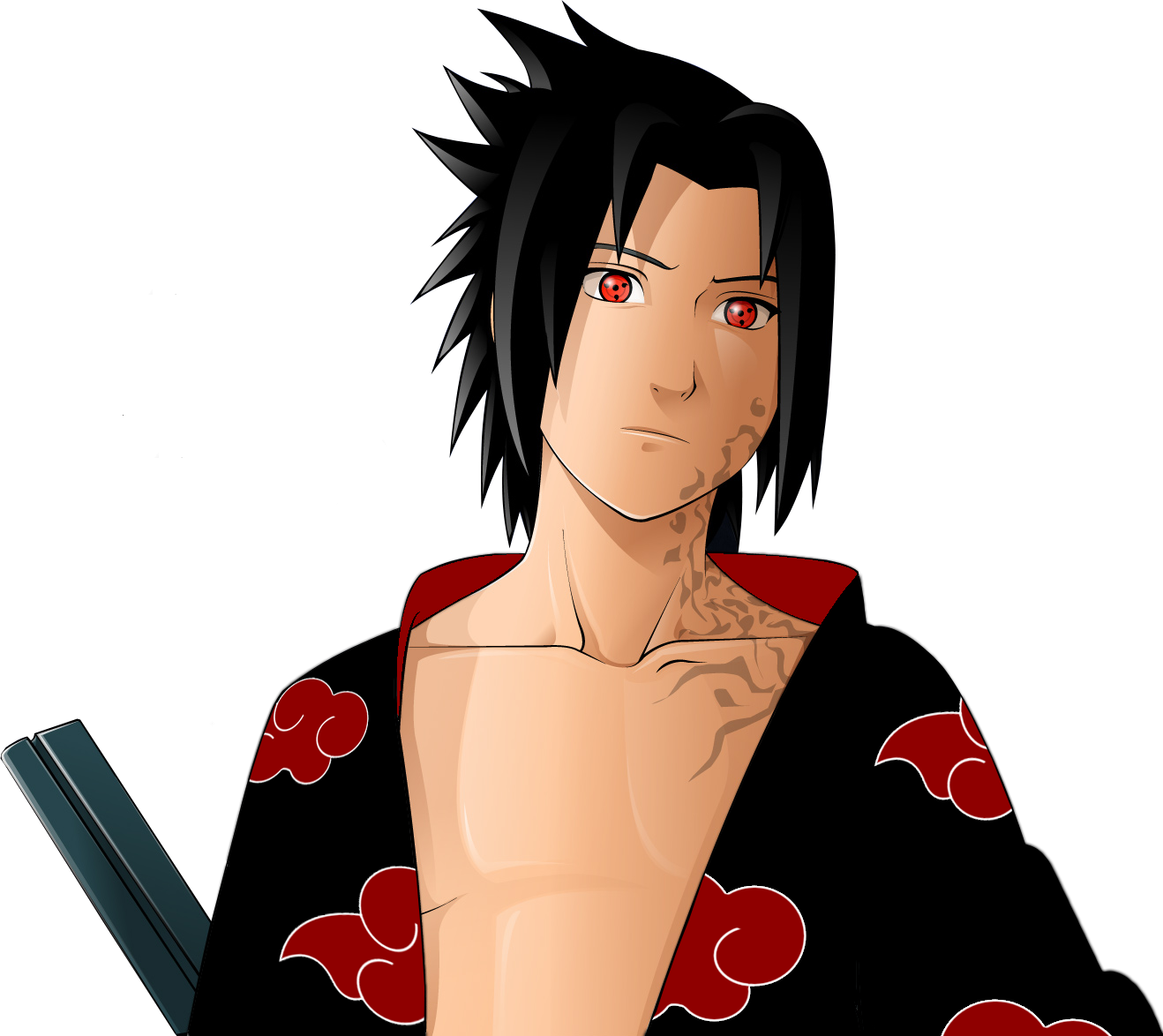 Guild Otakus Infinity - Sasuke Akatsuki (1318x1174), Png Download