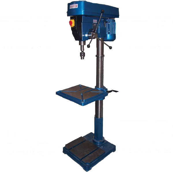 Borum Pedestal Drill Press 2 Hp 12 Speed Ch30 - Drill (600x600), Png Download