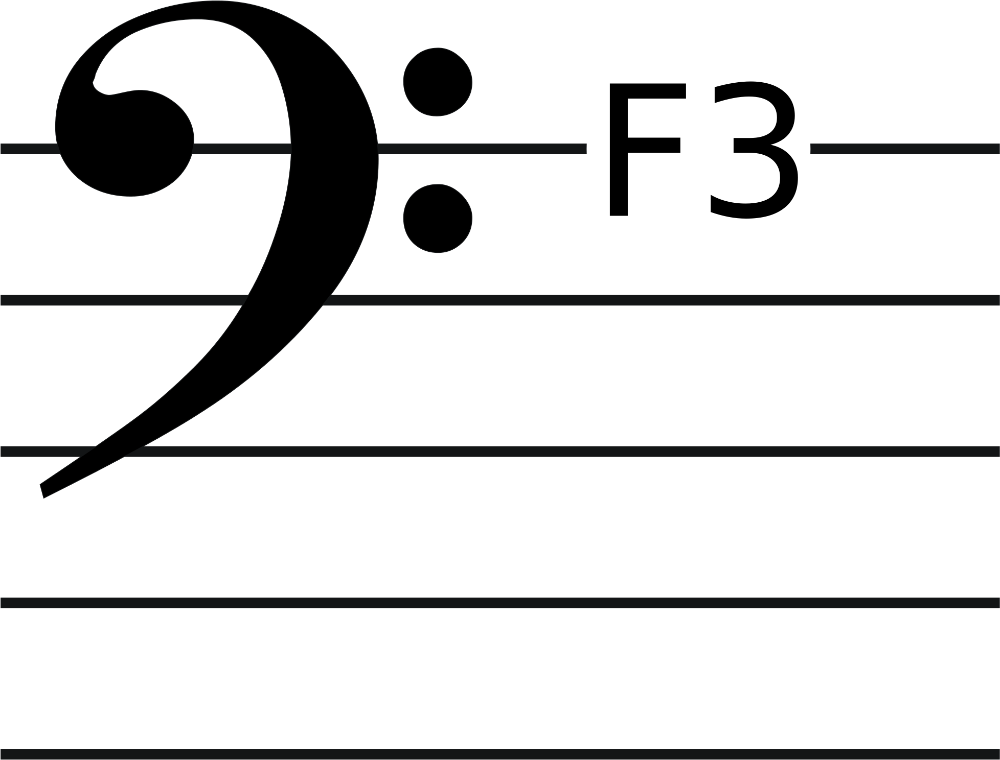 Open - Bass Clef (2000x2963), Png Download