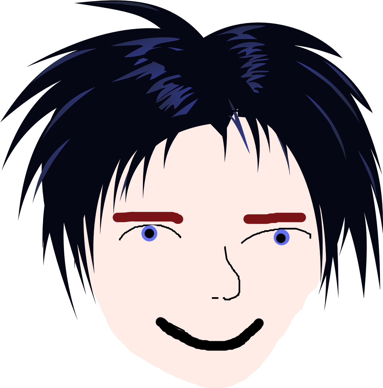 The World We Thought We Knew Seems A Very Different - Animated Hair Png (1397x1403), Png Download