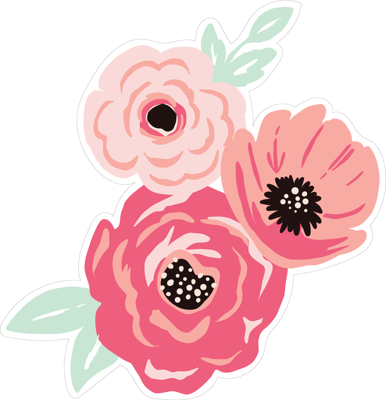 Image - Persian Buttercup (1237x1280), Png Download