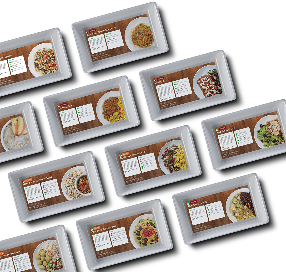 Medimeals Food Package Tray Collage - Medimeals, Inc. (1200x1200), Png Download