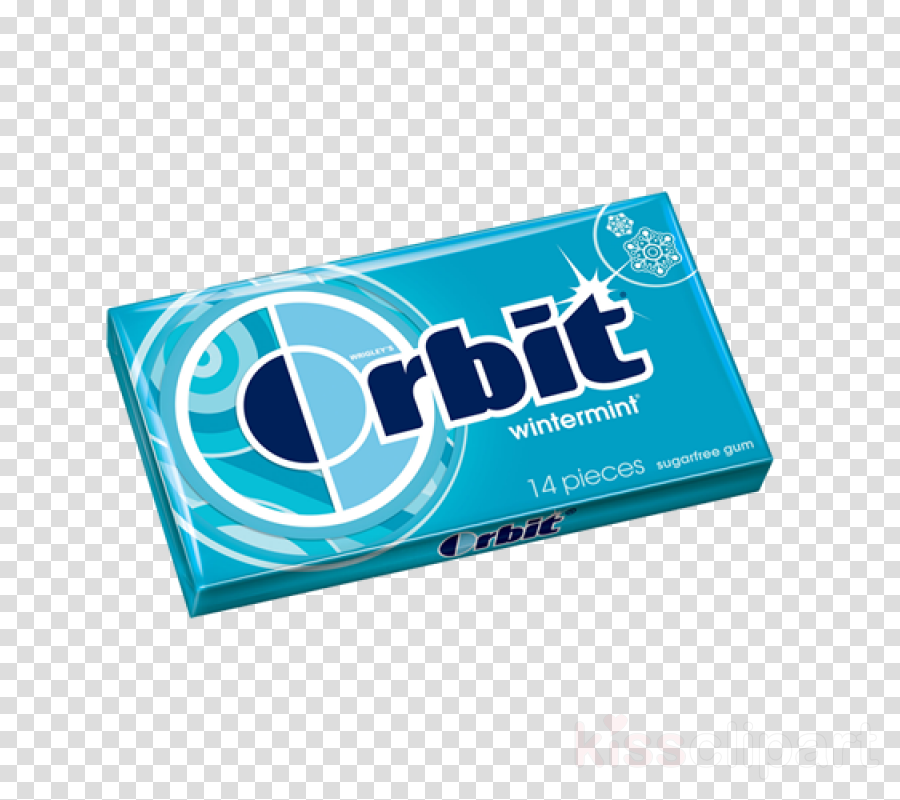 Wrigleys Wintermint Orbit Bubble Gum Clipart Chewing - Orbit Citrus Mint Gum (900x800), Png Download