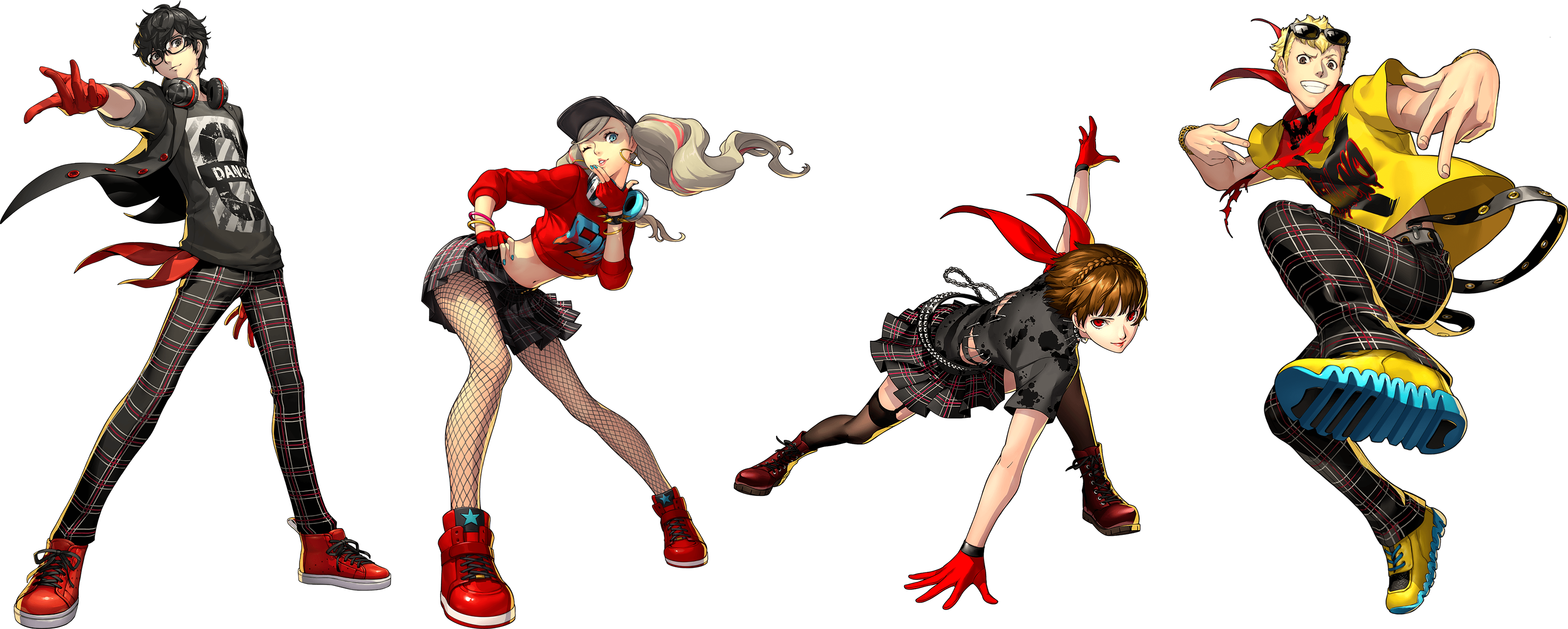 Также Компания Atlus Объявила О Выходе Специального - Persona 5 Dancing Star Night Joker Protagonist Akira (3131x1257), Png Download