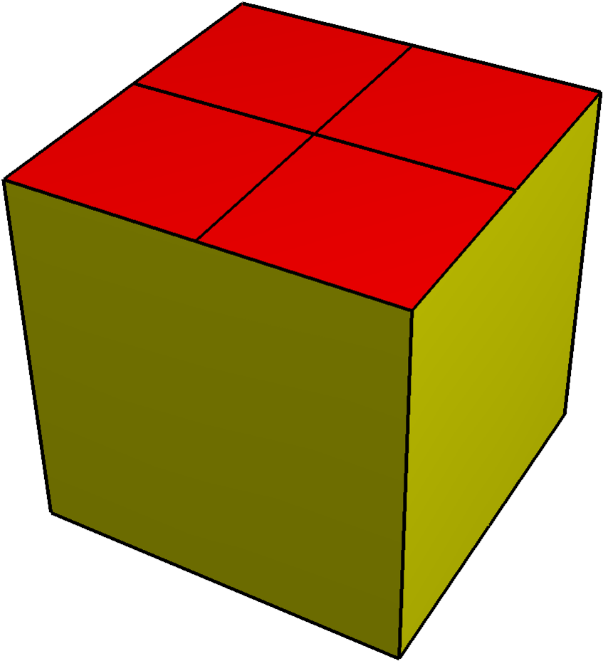 Elongated Dodecahedron Flat - Rubik's Cube (899x948), Png Download