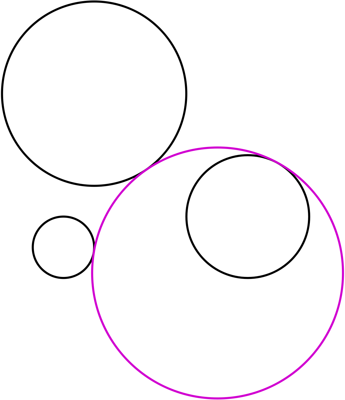 Problem Of Apollonius (1200x1391), Png Download