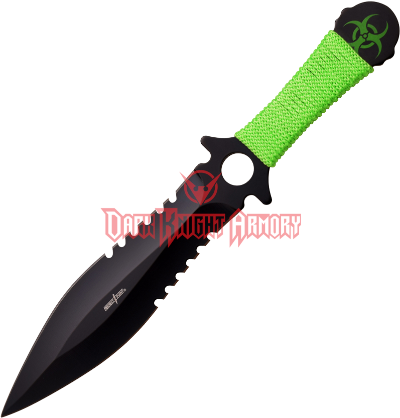 3 Piece Biohazard Throwing Knives - Grand Way (850x850), Png Download