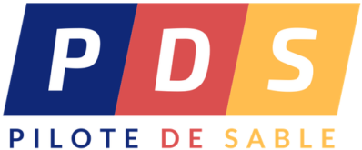 Logo Du Site Pilote De Sable En Version Png - Yellow (752x440), Png Download