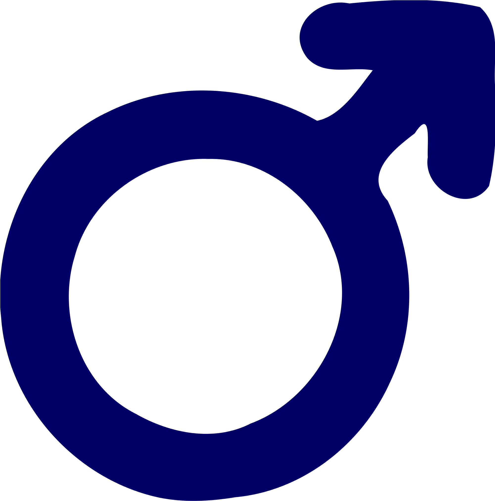 Open - Mars Symbol Transparent (2000x2031), Png Download