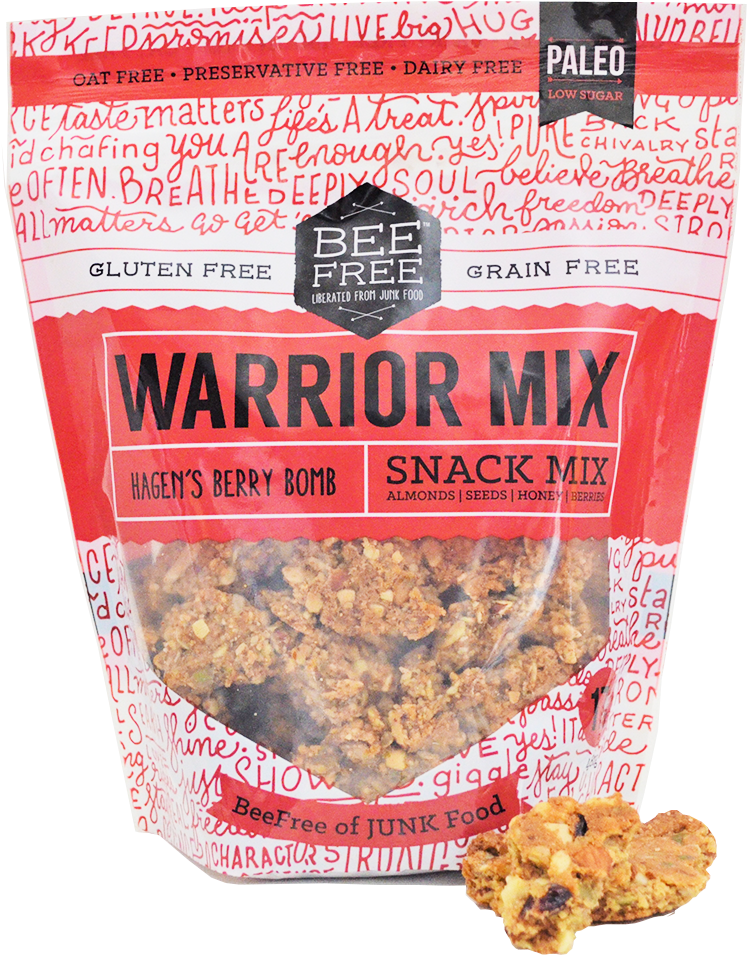 Beefree Gluten-free Bakery Hagen's Berry Warrior Mix - Gluten-free Diet (1000x1000), Png Download