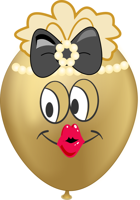 Balloon Clipart, Smileys, Wedding Balloons, Smile Face, - Cartoon Champagne Bottle (568x809), Png Download