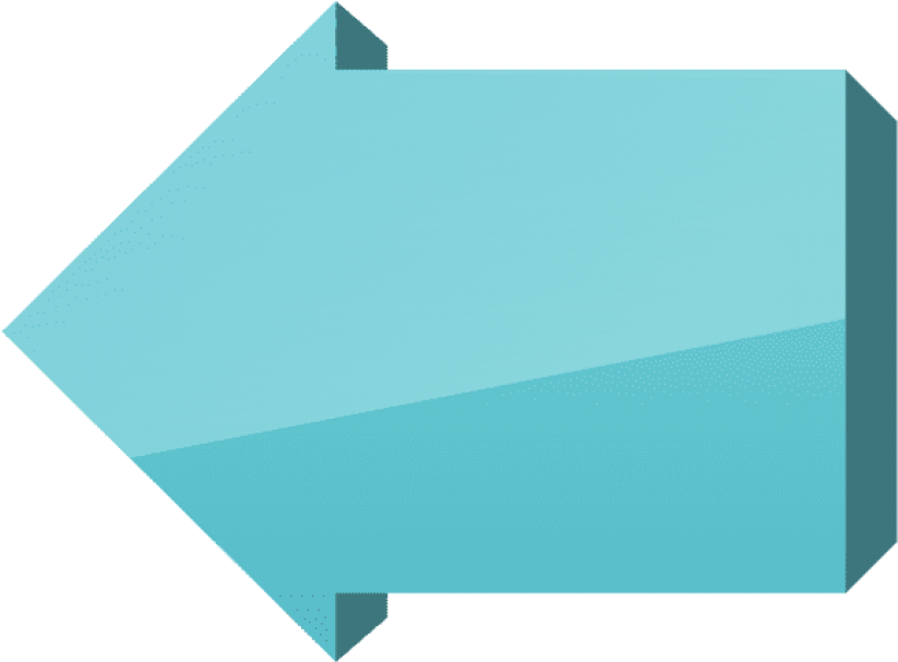 Blue Arrow Left Png - Portable Network Graphics (850x628), Png Download