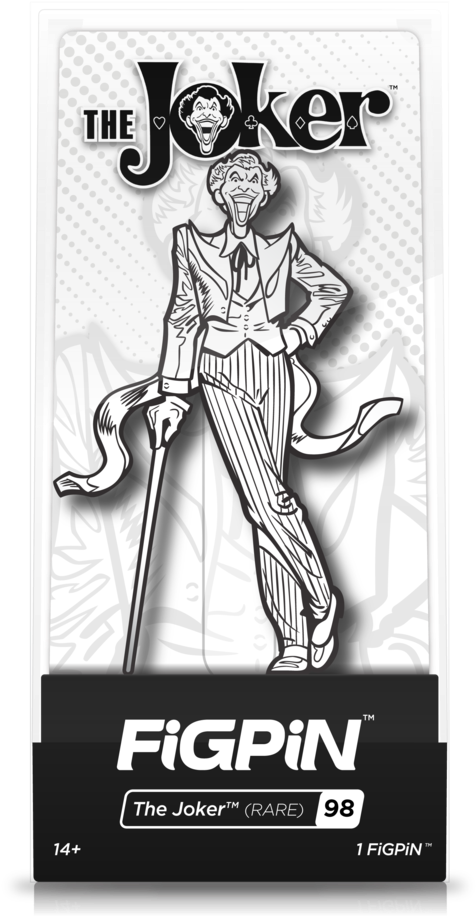 The Joker - Dc Rebirth Figpin - Wonder Woman (585x1024), Png Download