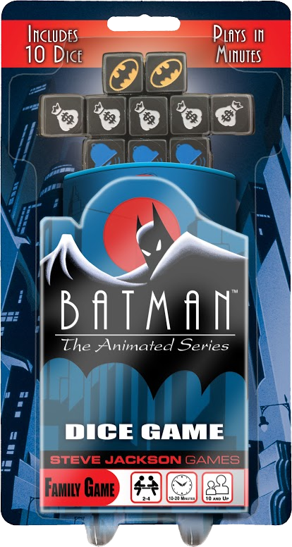 Batman The Animated Series Dice Game - Batman Animated Series Gotham Under Siege (414x776), Png Download