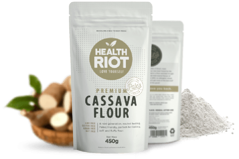 Health Riot Premium Cassava Flour - Health Riot Premium Cassava Flour 450g (1200x630), Png Download