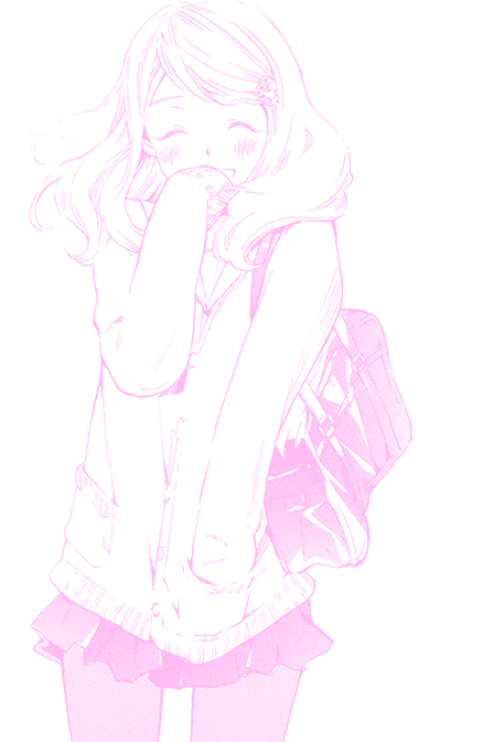 Pretty Girl Cute Kawaii Manga Mangacap Pink Manga Cap - Shōjo Manga (500x672), Png Download