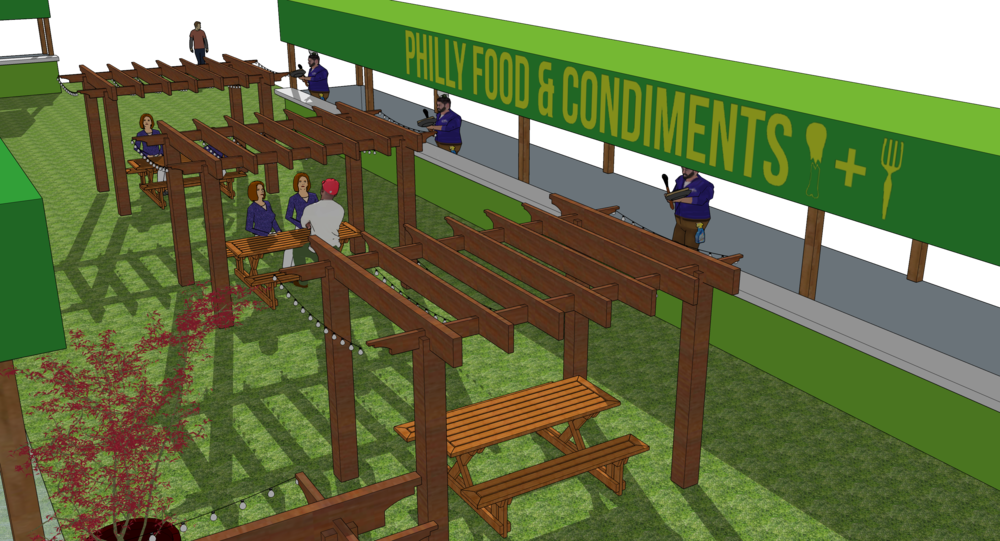 Philly Food Condiments - Philadelphia (1000x541), Png Download