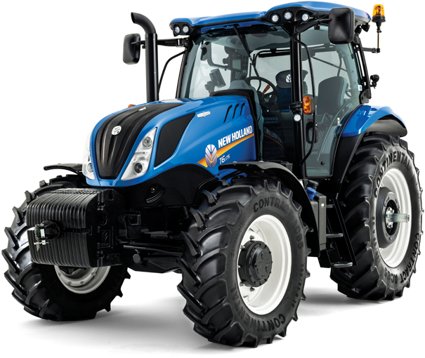 T6 Series Tier 4b - New Holland T7 225 Bluepower (900x610), Png Download