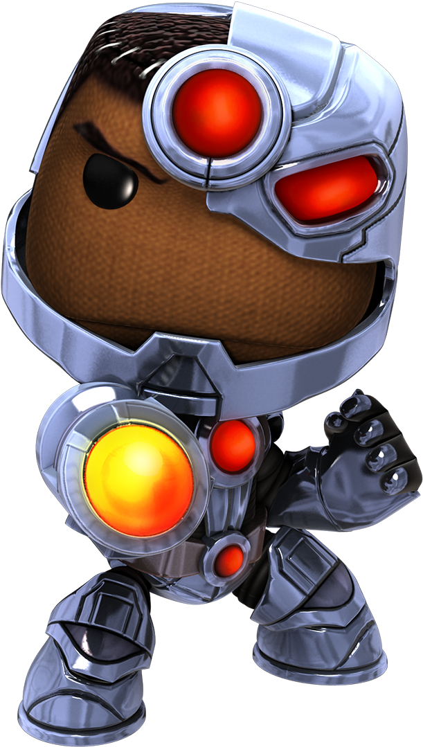 16 56 03 731 Cyborgpose - Little Big Planet Teen Titans (1200x1200), Png Download