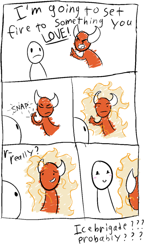 R-really - I M Going To Set Fire To Something You Love (610x915), Png Download