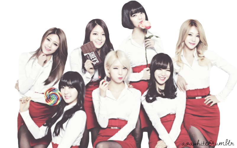 Kpop Aoa (800x524), Png Download