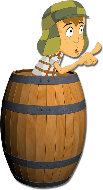 Pin De Marina ♥♥♥ Em Chaves - Barril Chavo Del Ocho (649x805), Png Download