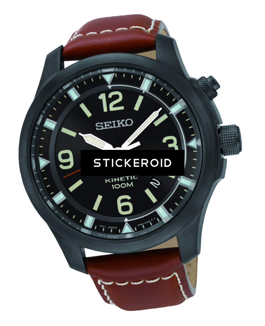 Watches On Hand - Seiko Mens Kinetic Ska691p1 (918x1131), Png Download