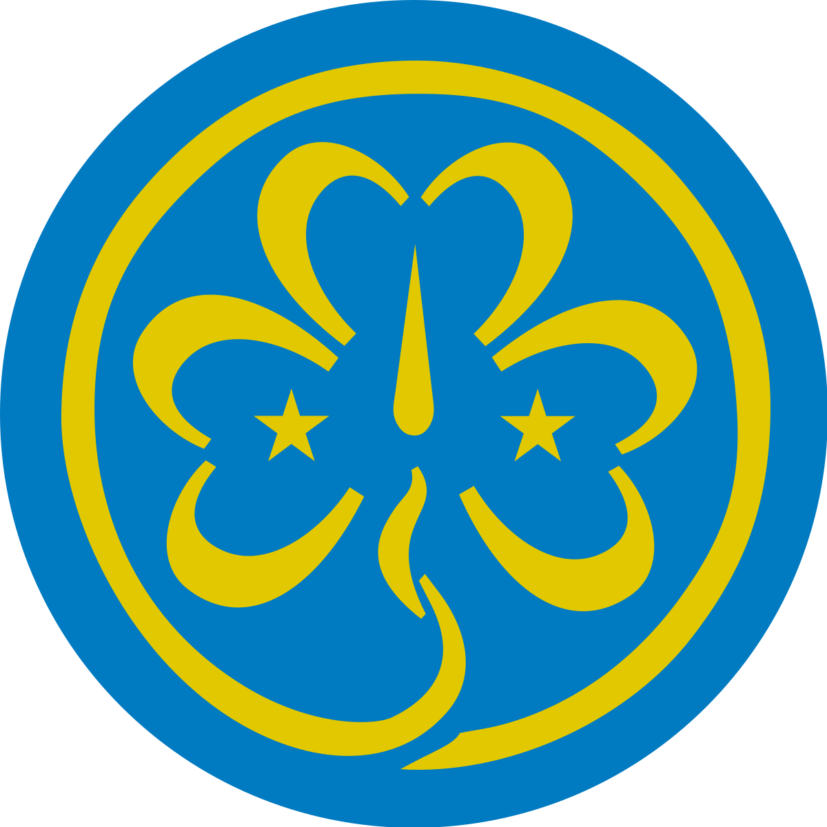 Girl Guide World Flag (1200x1200), Png Download
