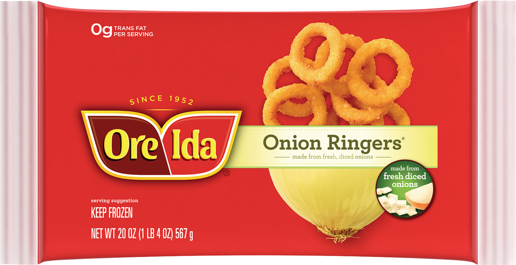 Ore Ida Onion Rings Fries (1800x1800), Png Download