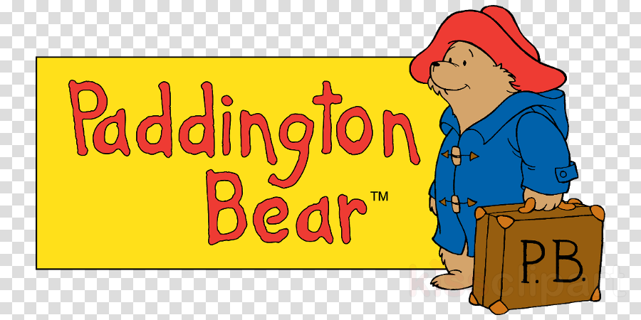 Paddington Bear Logo Clipart Paddington Bear Clip Art - Cartoon Paddington Bear (900x450), Png Download