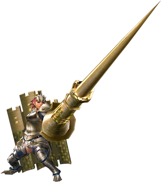 174kib, 533x600, 1467069843309 - Monster Hunter Tri Lance (533x600), Png Download