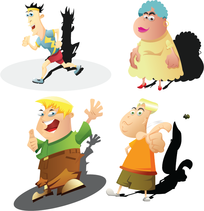 Whimsical Cartoons - Cartoon (679x702), Png Download