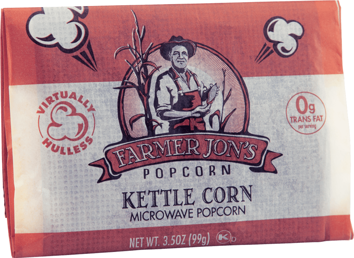 Home - Farmer Jon's Party Bag Natural Popcorn (1400x1400), Png Download
