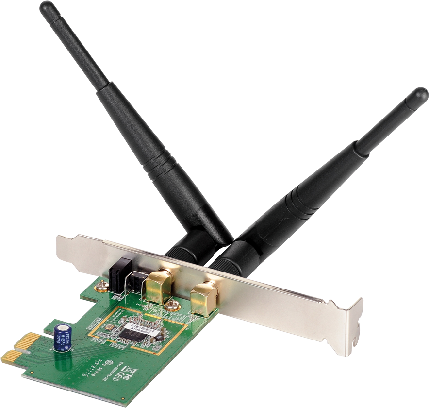 Edimax Ew-7612pin V2 Network Adapter - Pci Express (1000x1000), Png Download
