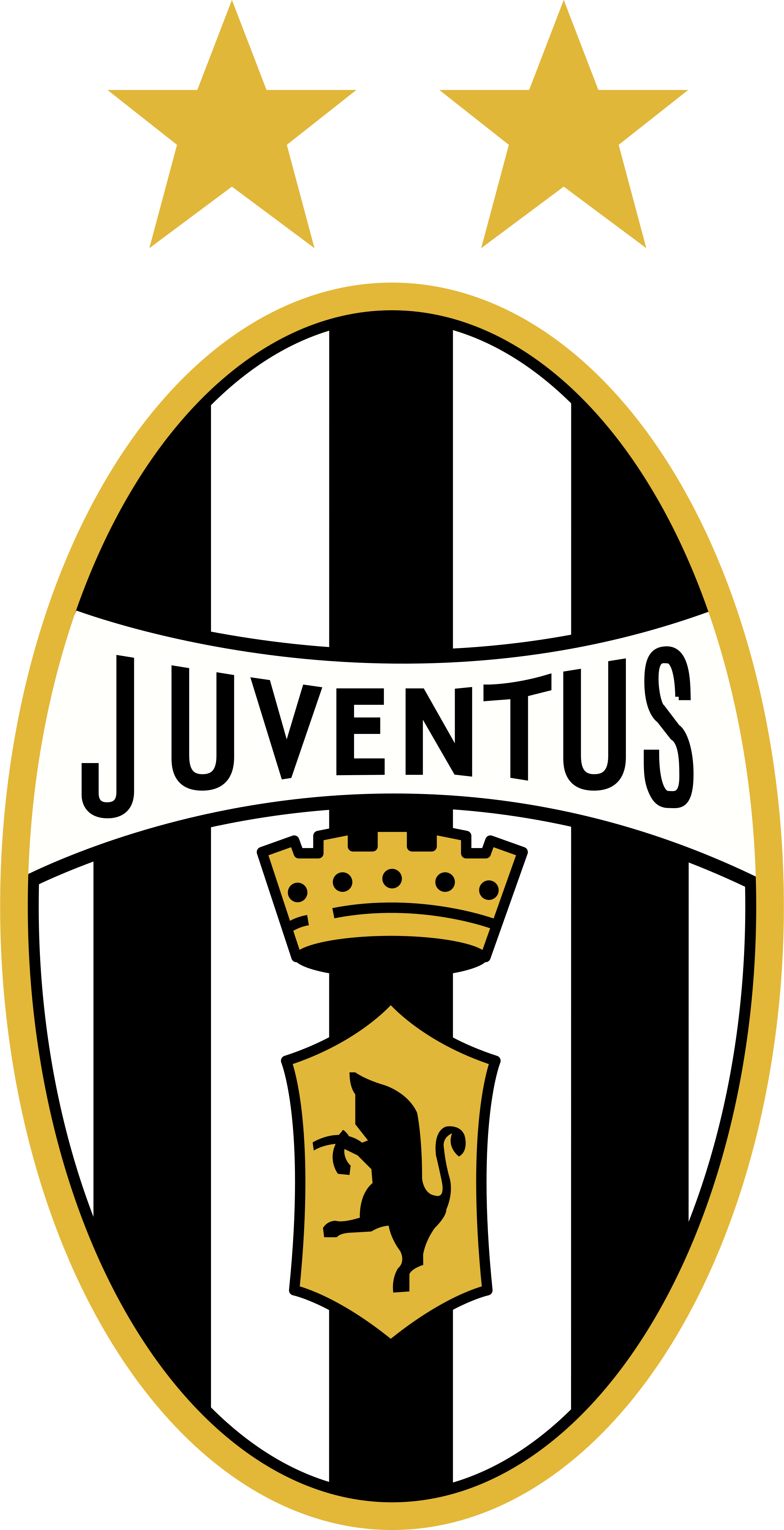 Juventus Logo Png Transparent - Juventus F.c. (2400x4680), Png Download
