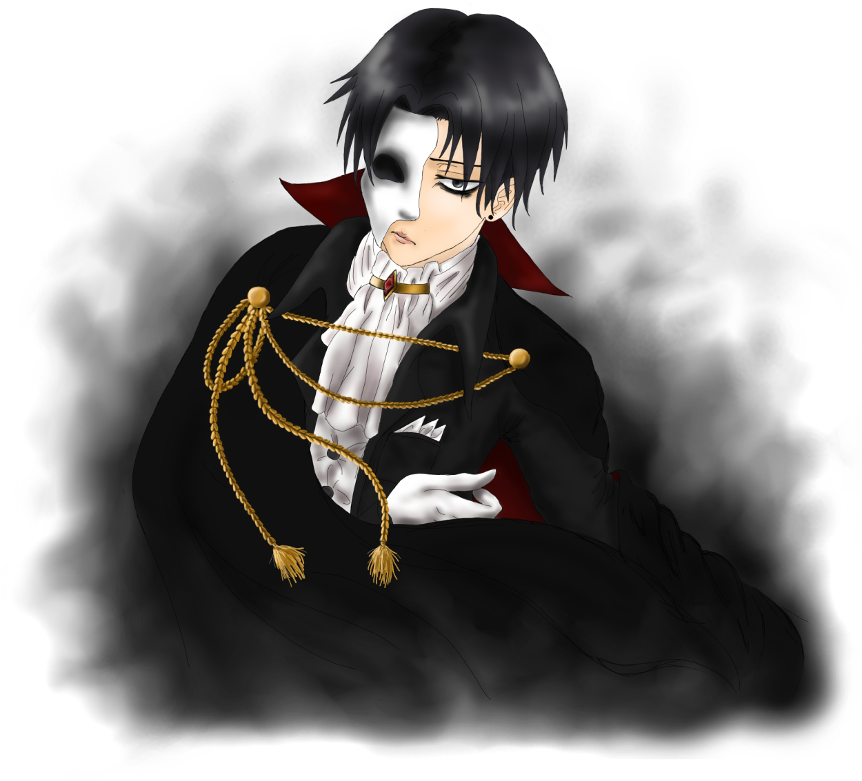 Eren Jaeger Honestly Believed That Going To University - Levi Ackerman Phantom (1280x1163), Png Download
