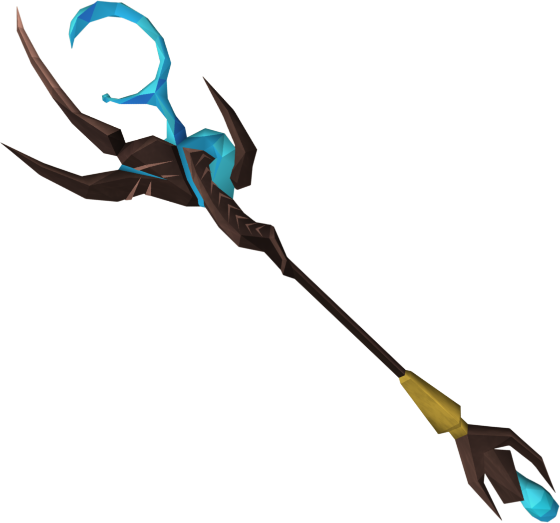 Mystic Steam Staff - Runescape Staff (1122x1048), Png Download