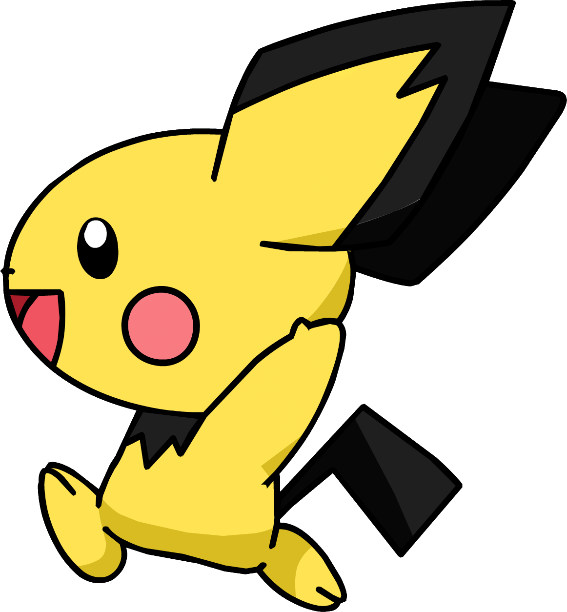 172 Pichu Os8 Shiny - Pichu (1162x1254), Png Download