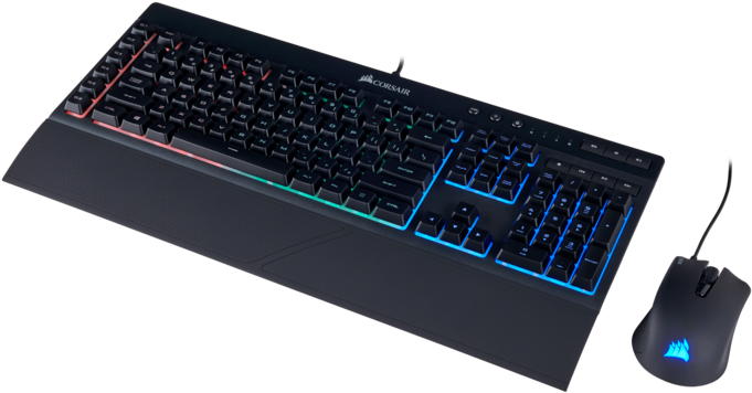 Corsair K55 Rgb Gaming Keyboard & Harpoon - Corsair Gaming K55 Rgb (700x700), Png Download