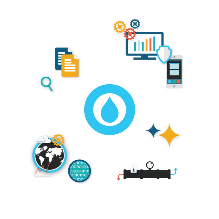Drop Monitoring - Circle (800x800), Png Download