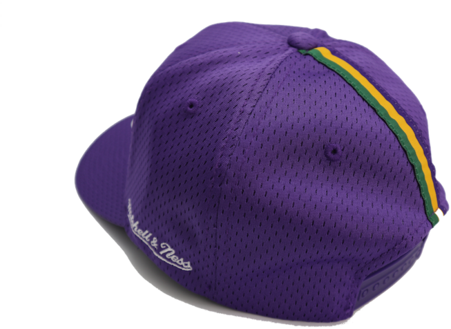 Utah Jazz Mitchell & Ness Jersey Logo 110 Flex Purple - Hat (800x534), Png Download
