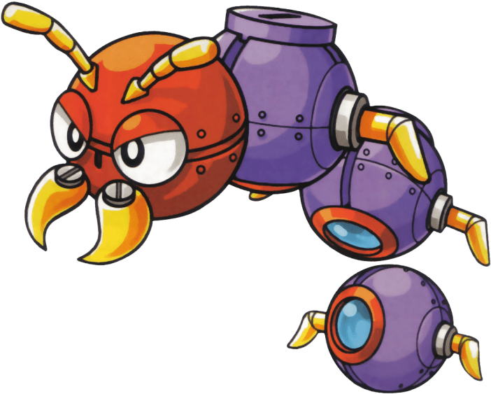 #catercrawler From The #sonic Advance 2 Official Artwork - Sonic Advance 3 Enemies (731x600), Png Download