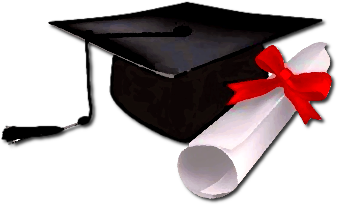 Pin Birrete On - Graduation Cap With Diploma (1200x849), Png Download