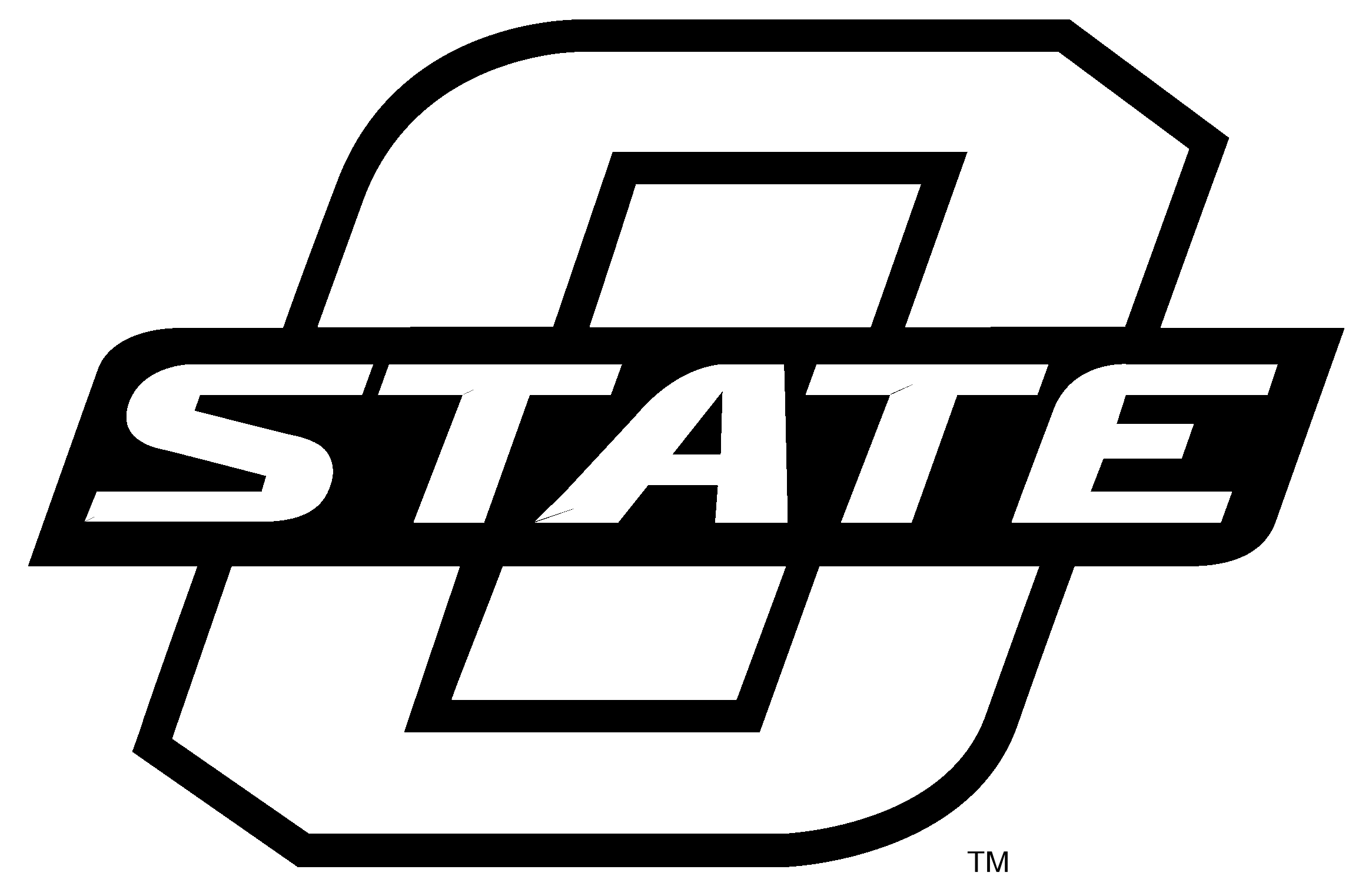 Osu Logo Black And White - Oklahoma State University (2400x2400), Png Download