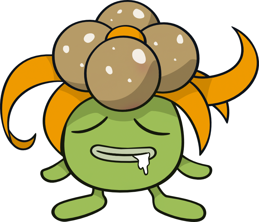 044 Gloom Dw Shiny - De Pokémons Tipo Venenoso (899x773), Png Download