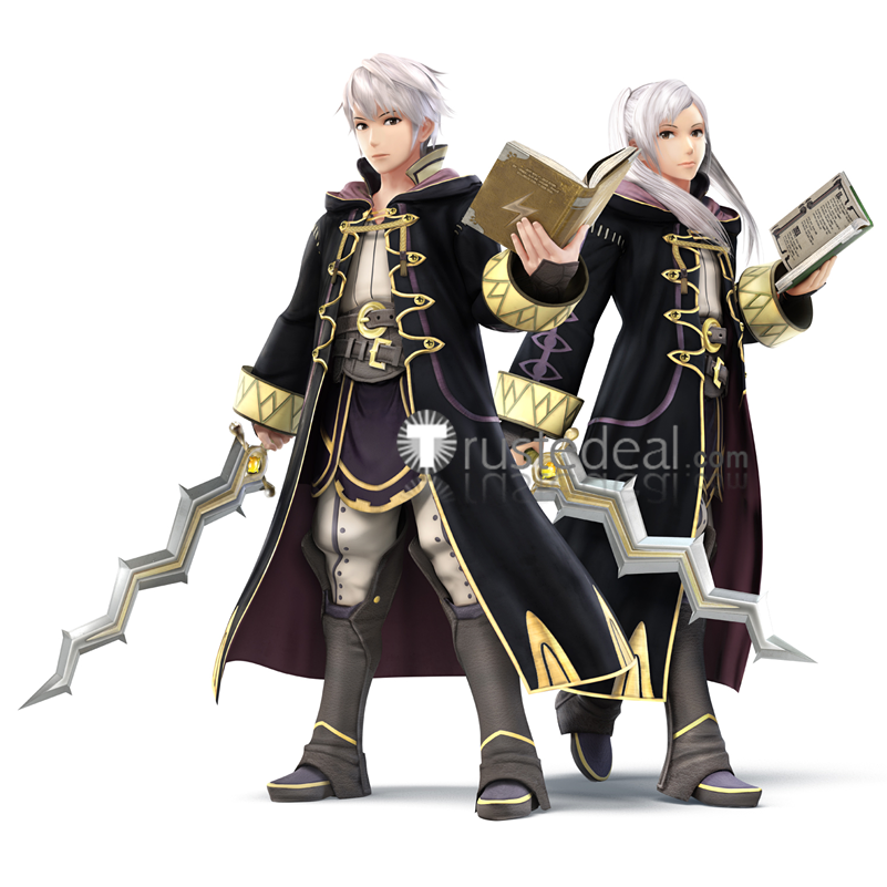 Fire Emblem - Fire Emblem: Awakening Male Robin Cosplay Costume (800x1200), Png Download