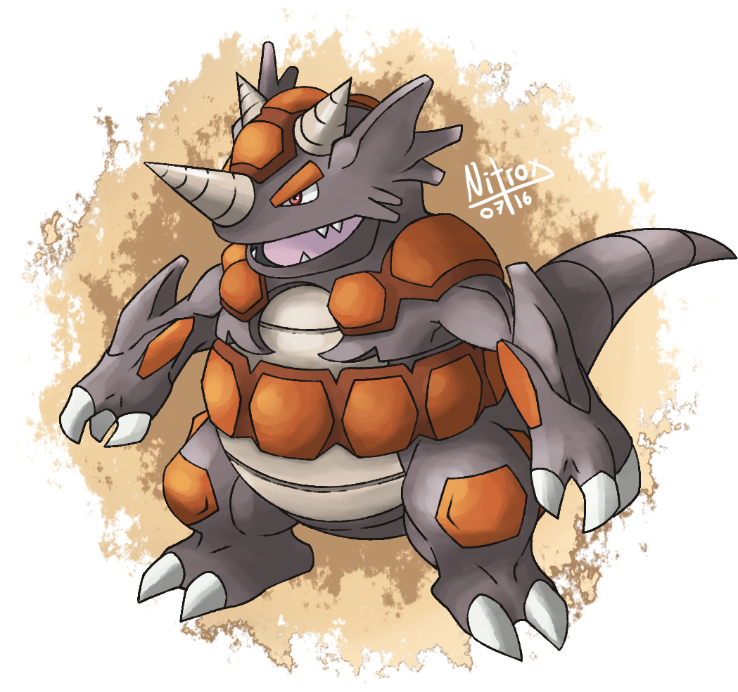 Made An Alternate Rhyperior Design Combining Elements - Rhyperior Design (1150x1150), Png Download