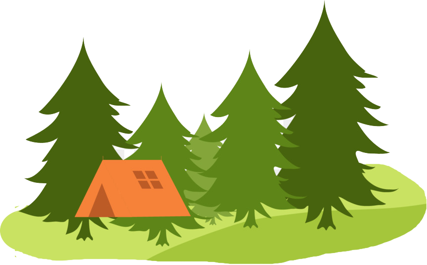 Visit Lake County - Forest Cartoon Png (859x532), Png Download