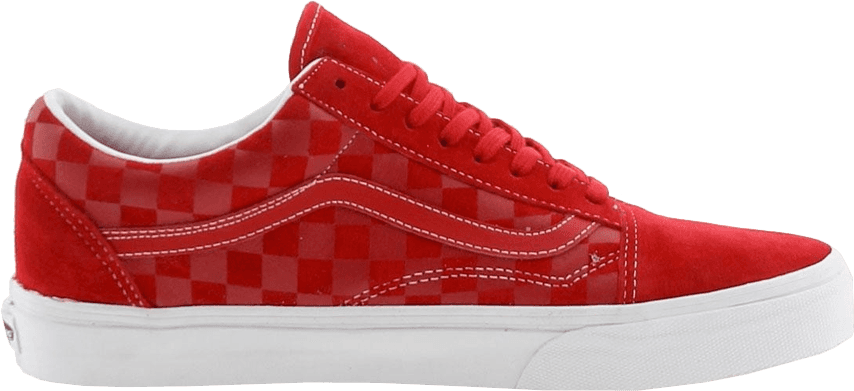 Old Skool Reissue 'embossed Checkerboard' - Skate Shoe (854x391), Png Download
